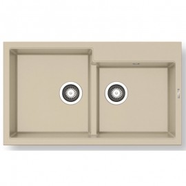 070249611 Pyramis ΝΕΡΟΧΥΤΗΣ PYRAGRANITE ITHAKA 86x50 Ivory