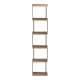 230-000175 Βιβλιοθήκη Cubik pakoworld sonoma- ανθρακί 35x30x161εκ