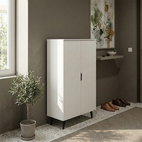 383-000150 Παπουτσοθήκη-ντουλάπα Oufelia pakoworld λευκό 60x32.5x134.5εκ