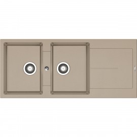 070242811 ΝΕΡΟΧΥΤΗΣ PYRAGRANITE ITHAKA 116x50 2B 1D DARK BEIGE