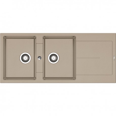 070242811 ΝΕΡΟΧΥΤΗΣ PYRAGRANITE ITHAKA 116x50 2B 1D DARK BEIGE