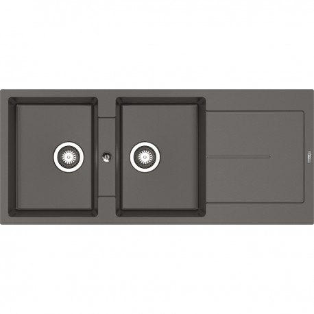 070244011 ΝΕΡΟΧΥΤΗΣ PYRAGRANITE ITHAKA 116x50 2B 1D IRON GREY