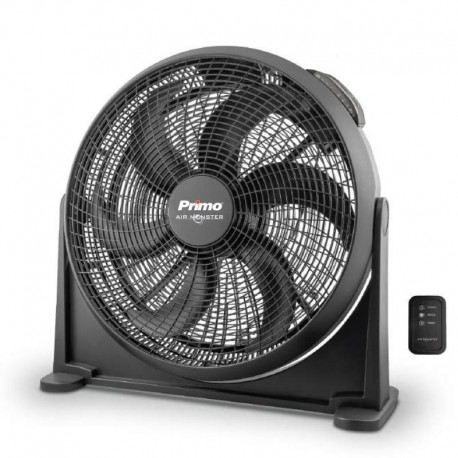 800706 Ανεμιστήρας Box Fan A2070R Primo 20-- 50εκ. Airmonster Με Τηλεχειριστήριο Μαύρος