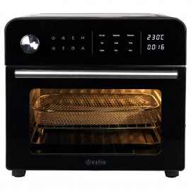 06-27483 ESTIA ΦΡΙΤΕΖΑ ΑΕΡΟΣ - ΦΟΥΡΝΑΚΙ TITAN CHEF 1700w 23lt ΜΕ 9 ΠΡΟΓΡΑΜΜΑΤΑ ΜΑΓΕΙΡΕΜΑΤΟΣ