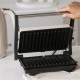 Izzy IZ-2025 Vintage Panini Τοστιέρα για 2 Τοστ 1000W Creme