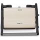 Izzy IZ-2025 Vintage Panini Τοστιέρα για 2 Τοστ 1000W Creme
