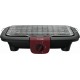 Tefal Easy Grill Adjust BG90E5 Ηλεκτρική Ψησταριά Σχάρας 2300W με Ρυθμιζόμενο Θερμοστάτη 37x23.5cm
