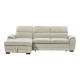 389-000014 Γωνιακός καναπές-κρεβάτι δεξία γωνία Dreamora pakoworld με αποθηκευτικό ύφασμα μπεζ 270x167x82εκ
