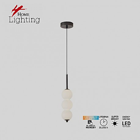77-51157 SE LED 120 LUNA TRIPLA BLACK Φ10CM  PENDANT  3CCT WITH MEMORY 2 YEARS WARRANTY