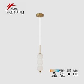 77-51158 SE LED 120 LUNA TRIPLA GOLD Φ10CM  PENDANT  3CCT WITH MEMORY  2 YEARS WARRANTY