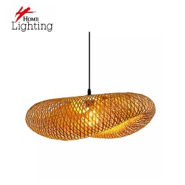 77-51188 SE21-CA-60 CANESHELL  PENDANT  BAMBOO STEEL  60*36*120cm  E27  2 YEARS WARRANTY