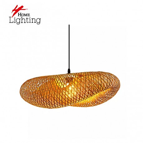 77-51188 SE21-CA-60 CANESHELL  PENDANT  BAMBOO STEEL  60*36*120cm  E27  2 YEARS WARRANTY