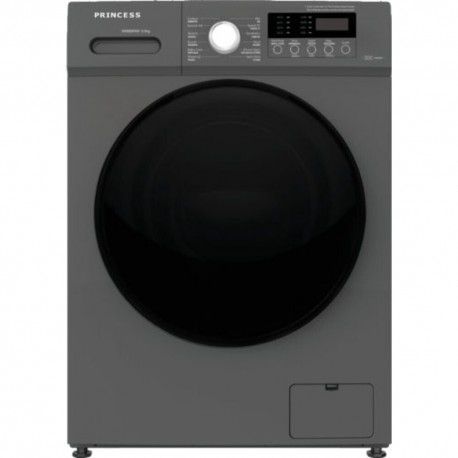 Princess WMBS 9PS Πλυντήριο Ρούχων 9kg 1400 Στροφών Γκρι A