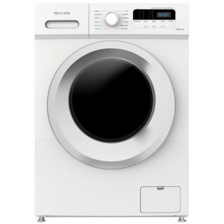 Princess WMB7PAR Πλυντήριο Ρούχων Λευκό 7kg 1400 Στροφών Καθαρισμός Κάδου D