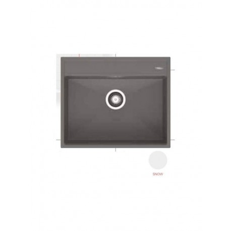 070245611 ΝΕΡΟΧΥΤΗΣ PYRAGRANITE ITHAKA 61x51 1B SNOW