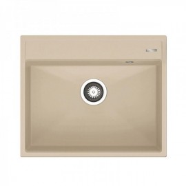 070250311 Pyramis Ithaka 1b Ένθετος Νεροχύτης από Συνθετικό Γρανίτη Ivory Μ61xΠ51cm