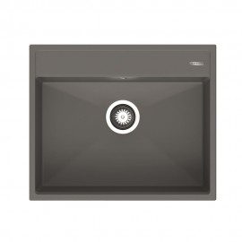 070244411 ΝΕΡΟΧΥΤΗΣ PYRAGRANITE ITHAKA 61x51 1B IRON GREY