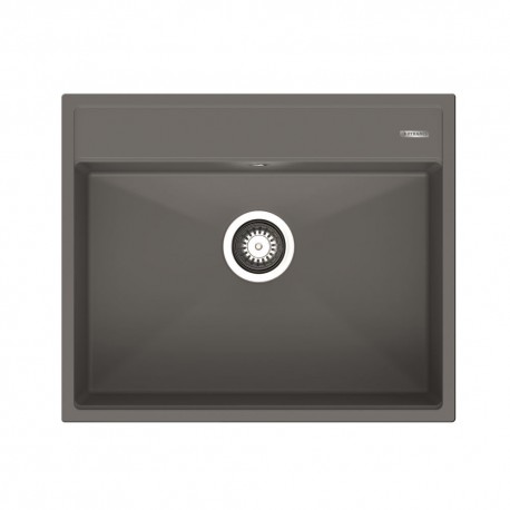 070244411 ΝΕΡΟΧΥΤΗΣ PYRAGRANITE ITHAKA 61x51 1B IRON GREY