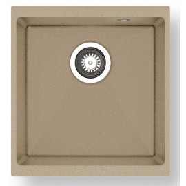 070242911 ΝΕΡΟΧΥΤΗΣ PYRAGRANITE ITHAKA 40x40 1B UM DARK BEIGE