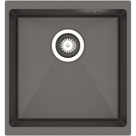 070244111 ΝΕΡΟΧΥΤΗΣ PYRAGRANITE ITHAKA 40x40 1B UM IRON GREY