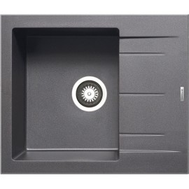 C070036811 ΝΕΡΟΧΥΤΗΣ PYRAGRANITE ALAZIA 59x50 1B 1D IRON GREY