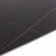 ΤΡΑΠΕΖΙ RAVEN HM18149.02 ΚΕΡΑΜΙΚΟ TOP ΜΕ ΟΨΗ ΜΑΥΡΟ ΜΑΡΜΑΡΟ 140x80x74Υεκ.