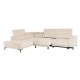 Ε983,1 MASSIMO Καναπές Δεξιά Γωνία Ηλεκτρικά Συρόμενα Καθίσματα, Ύφασμα Water Repellent Μπεζ