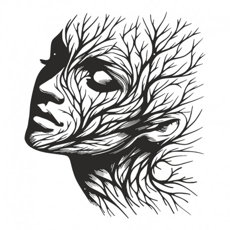 120-000657 Διακοσμητικό τοίχου Solfy pakooworld μαύρο μεταλλικό 80x1,5x80εκ