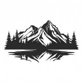 120-000653 Διακοσμητικό τοίχου Mirolo pakooworld μαύρο μεταλλικό 70x1,5x50εκ