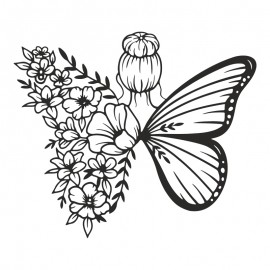 120-000651 Διακοσμητικό τοίχου Terfia pakooworld μαύρο μεταλλικό 60x1,5x60εκ