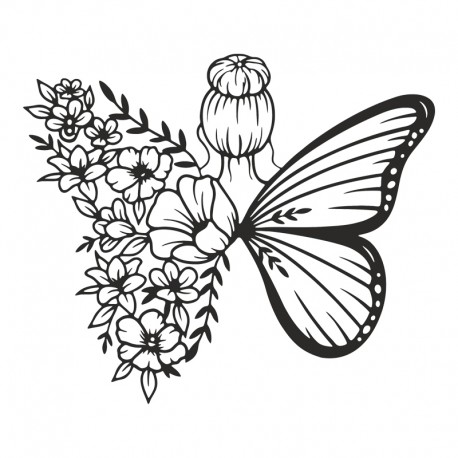 120-000651 Διακοσμητικό τοίχου Terfia pakooworld μαύρο μεταλλικό 60x1,5x60εκ