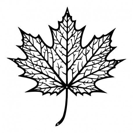 120-000631 Διακοσμητικό τοίχου Flowy pakooworld μαύρο μεταλλικό 40x1,5x40εκ