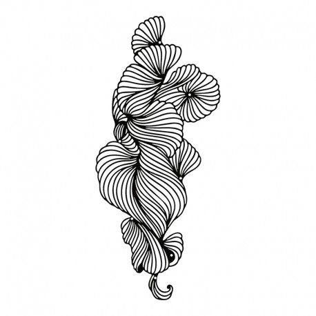 120-000630 Διακοσμητικό τοίχου Bilem pakooworld μαύρο μεταλλικό 20x1,5x50εκ