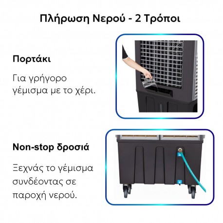 36-0020 Επαγγελματικό Air Cooler Telemax CoolWind200 - 20000 m³/h