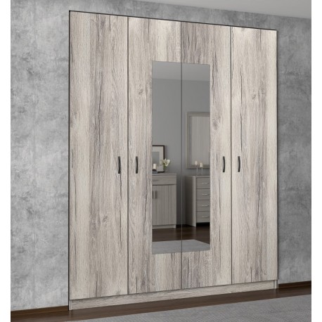 RL ΝΤΟΥΛΑΠΑ  ΑΝΟΙΓΟΜΕΝΗ 4ΦΥΛΛΗ ΜΕ ΚΑΘΡΕΦΤΗ  182Χ220Χ60 ΕΚ