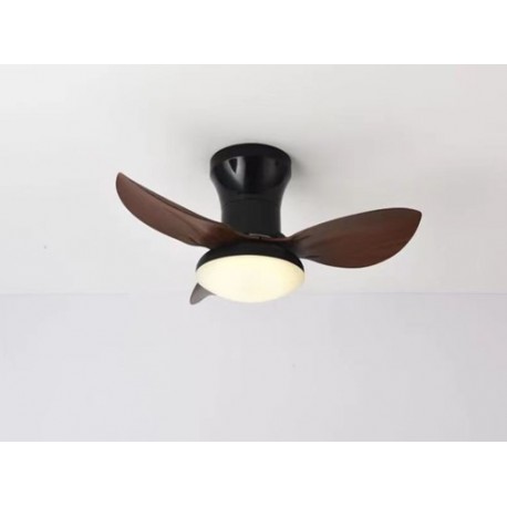 77-50628 SE LED F65 ADAM BLACK-BROWN FAN 60W SΜΑRT WITH CONTROL 65x65x20cm 3000k-6500k 85-265V 2 YEARS W