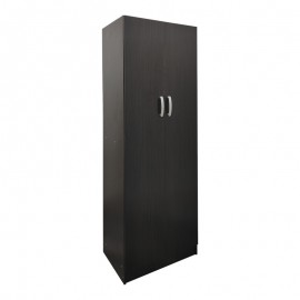 383-000054 Ντουλάπα δίφυλλη Athos pakoworld σε wenge απόχρωση 60x42x180εκ