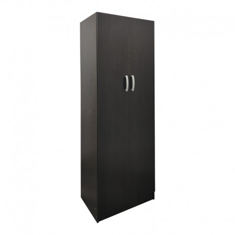 383-000054 Ντουλάπα δίφυλλη Athos pakoworld σε wenge απόχρωση 60x42x180εκ