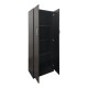383-000054 Ντουλάπα δίφυλλη Athos pakoworld σε wenge απόχρωση 60x42x180εκ