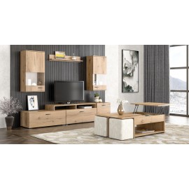 RL  ΣΕΤ ΣΥΝΘΕΤΟ ΣΑΛΟΝΙΟΥ N27 +ΤΡΑΠΕΖΑΚΙ ΣΑΛΟΝΙΟΥ N6   225Χ45Χ130 ΕΚ