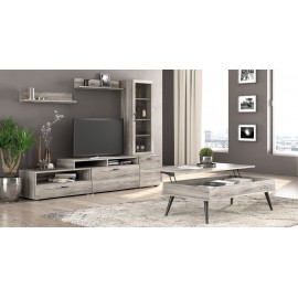 RL  ΣΕΤ ΣΥΝΘΕΤΟ ΣΑΛΟΝΙΟΥ N28 +ΤΡΑΠΕΖΑΚΙ ΣΑΛΟΝΙΟΥ N22  225Χ45Χ157 ΕΚ