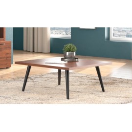 RL ΤΡΑΠΕΖΑΚΙ ΣΑΛΟΝΙΟΥ N24 Τετράγωνο Ξύλινο Φ90 Χ Υ41 ΧΒ90 CM