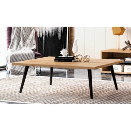 RL ΤΡΑΠΕΖΑΚΙ ΣΑΛΟΝΙΟΥ N25 Ορθογώνιο Ξύλινο Φ120 Χ Υ41 ΧΒ70 CM