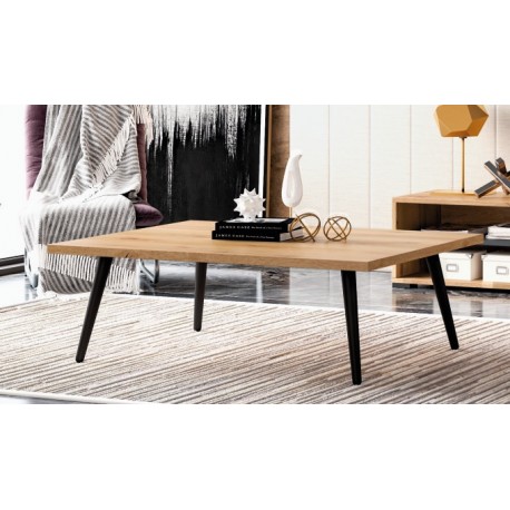 RL ΤΡΑΠΕΖΑΚΙ ΣΑΛΟΝΙΟΥ N25 Ορθογώνιο Ξύλινο Φ120 Χ Υ41 ΧΒ70 CM