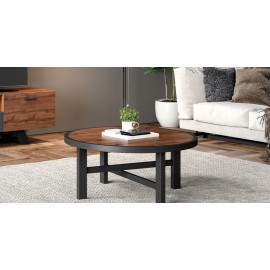 RL ΤΡΑΠΕΖΑΚΙ ΣΑΛΟΝΙΟΥ N26 Στρογγυλό Ξύλινο Φ90 Χ Υ42  CM