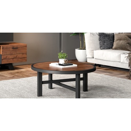 RL ΤΡΑΠΕΖΑΚΙ ΣΑΛΟΝΙΟΥ N26 Στρογγυλό Ξύλινο Φ90 Χ Υ42  CM