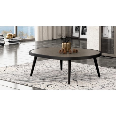 RL ΤΡΑΠΕΖΑΚΙ ΣΑΛΟΝΙΟΥ N29 Οβάλ Ξύλινο Φ120 Χ Υ42 Χ Β90 CM