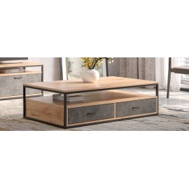 RL ΤΡΑΠΕΖΑΚΙ ΣΑΛΟΝΙΟΥ N34 ΟΡΘΟΓΩΝΙΟ ΞΥΛΙΝΟ Φ124 Χ Υ38 Χ Β67.5 CM