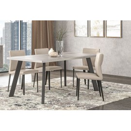 RL ΤΡΑΠΕΖΙ ΤΡΑΠΕΖΑΡΙΑΣ N5 ΜΕ ΜΑΥΡΑ ΜΕΤΑΛΛΙΚΑ ΠΟΔΙΑ 140X90X78 ΕΚ