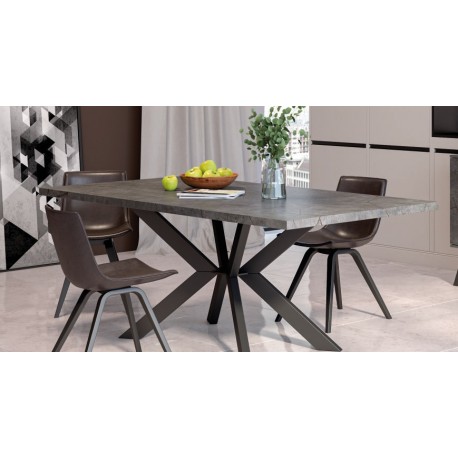 RL ΤΡΑΠΕΖΙ ΤΡΑΠΕΖΑΡΙΑΣ N9 ΜΕ ΜΑΥΡΑ ΜΕΤΑΛΛΙΚΑ ΠΟΔΙΑ 140Χ90Χ78  ΕΚ